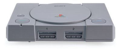 An image of the original PlayStation console.
