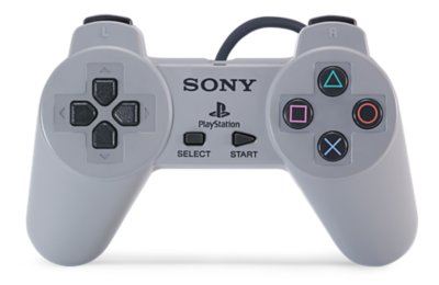 The original PlayStation controller.